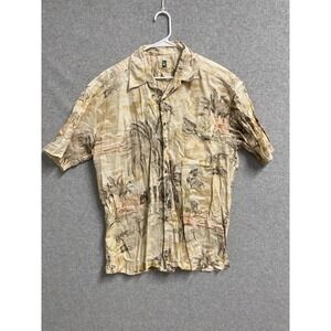Vintage Kahala‎ Hawaiian Islands Aloha Shirt Mens L Multi Tropical Print Cotton
